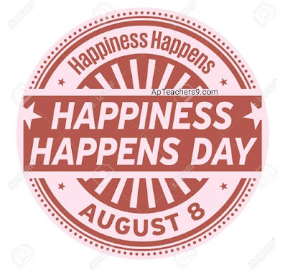 (August 08)Happiness Day  -- August 08. every year