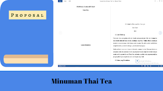 proposal usaha minuman thai tea