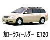 トヨタ カローラフィールダー（Ｅ１２０） 色番号 カラーコード カラーナンバー