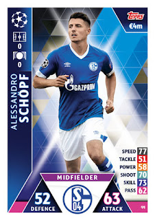 Match Attax UEFA Champions League 2018 2019 FC Schalke 04 Set