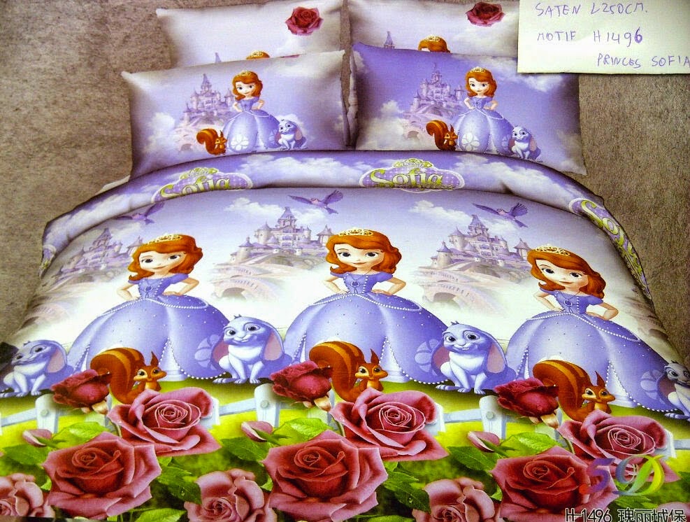 Sprei Anak Motif Princess Sofia