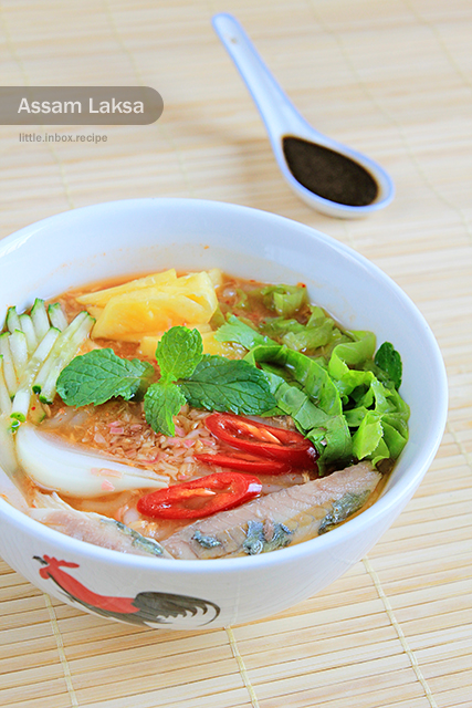 asam laksa penang. Assam laksa is one of Penang#39;s