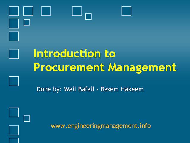 Introduction to Procurement Management pdf