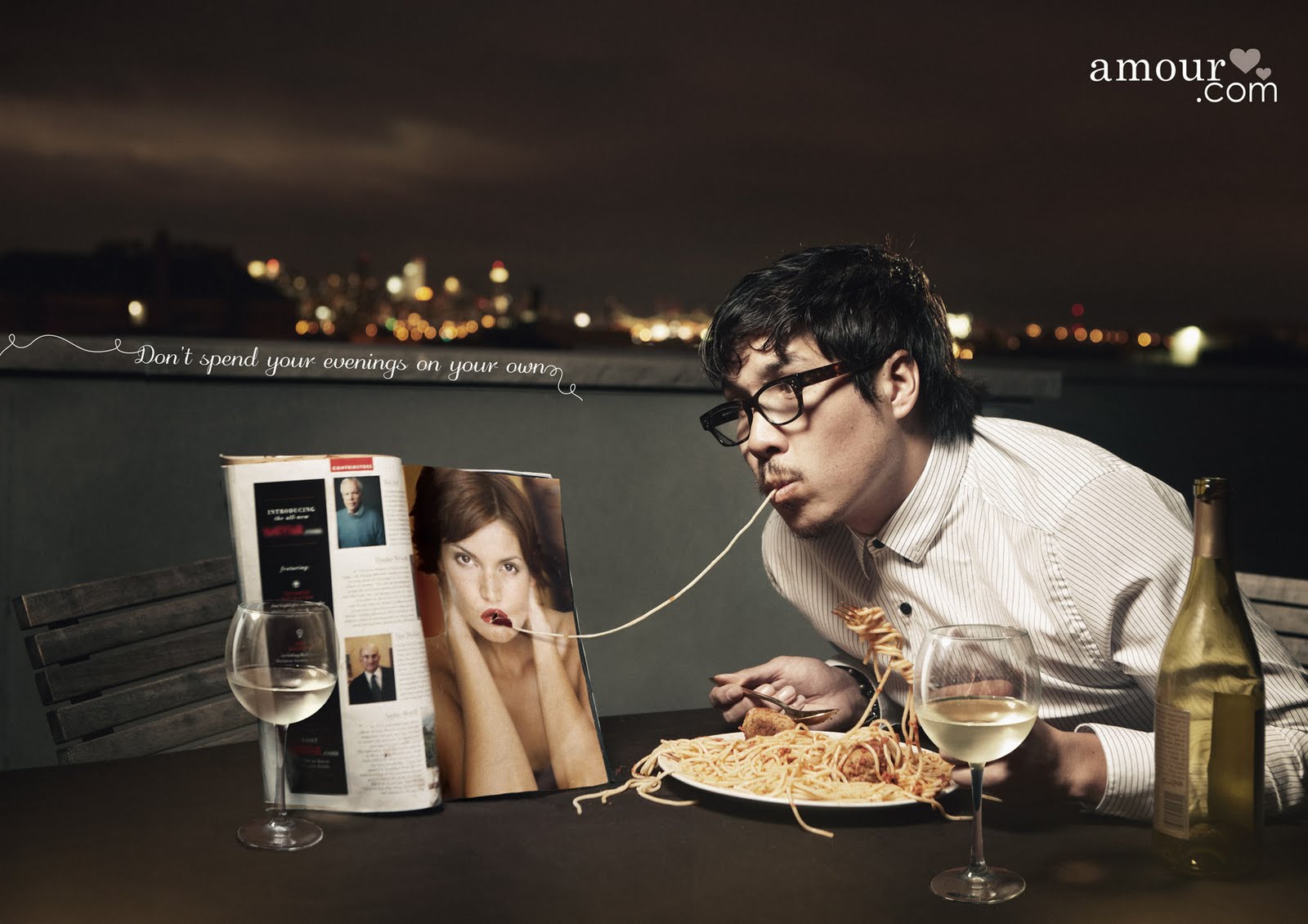 Best Creative Ads: Spend No More Evenings Alone with Amour ...