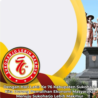7 Twibbon HUT Sukoharjo 2025 No Watermark: Bingkai Foto ke-77 Keren Unik!
