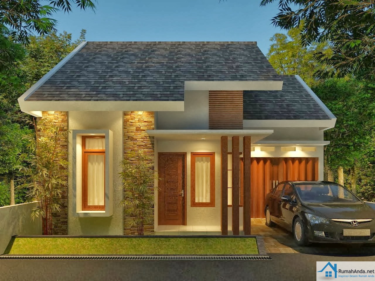 Ide Design Rumah 1 Lantai Modern Minimalis Fresh Unik dan 