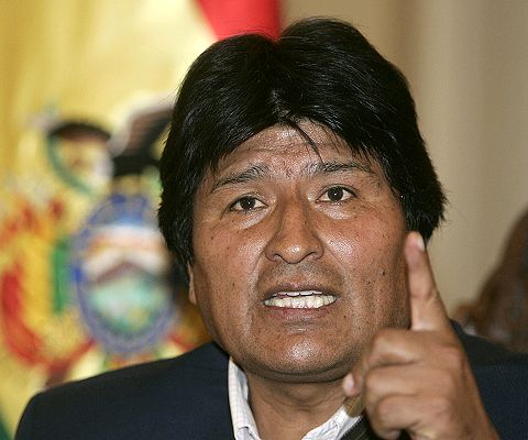 Presidente boliviano Evo Morales