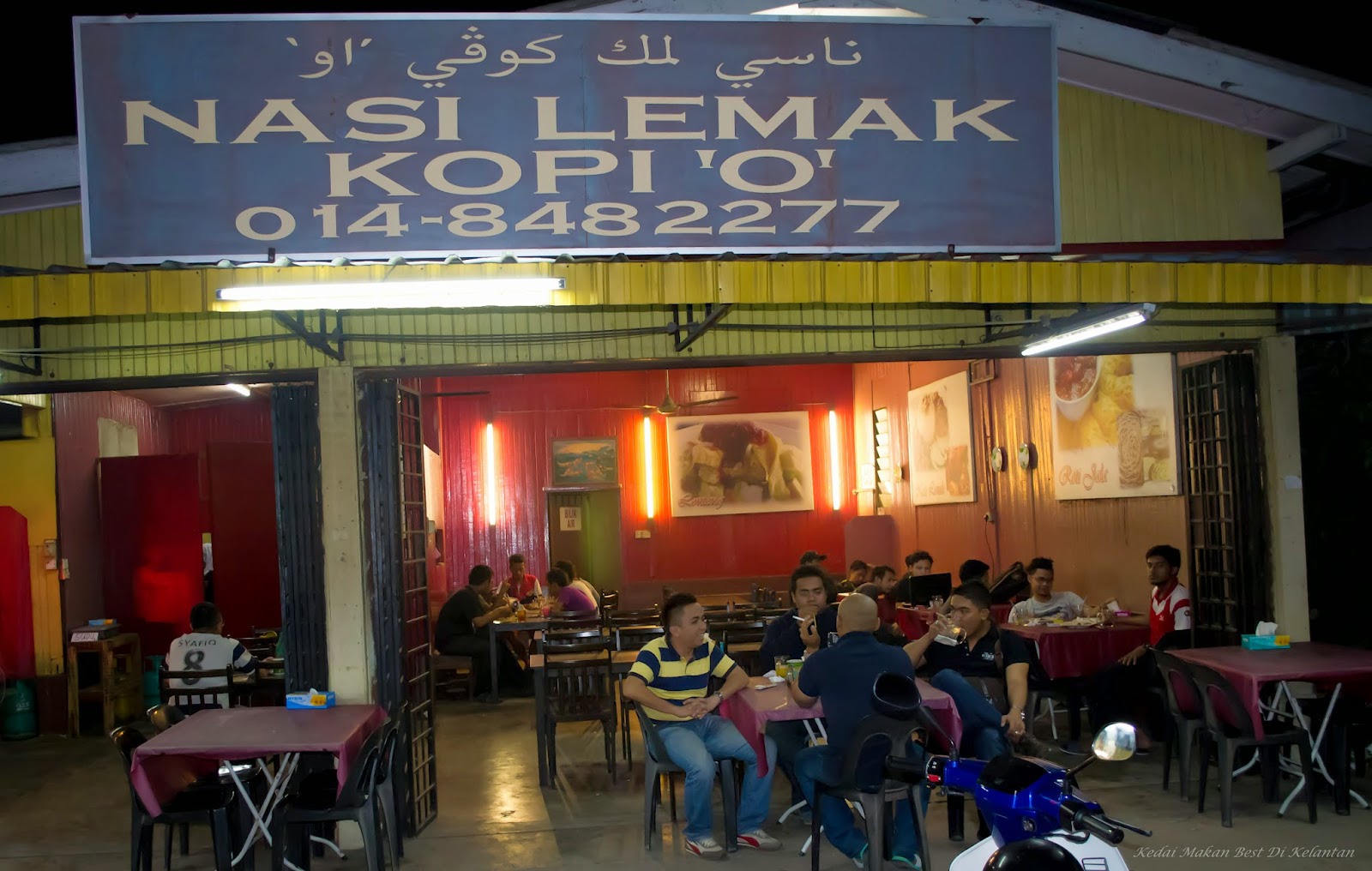 KEDAI MAKAN BEST DI KELANTAN: Nasi #Lemak Kopi-O , lembut 