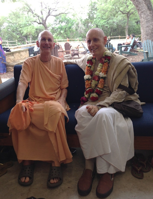 Sankarshan Das With Guru Prasad Swami