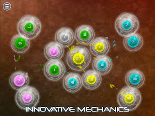 Screenshots of the Biotix: Phage genesis for Android tablet, phone.