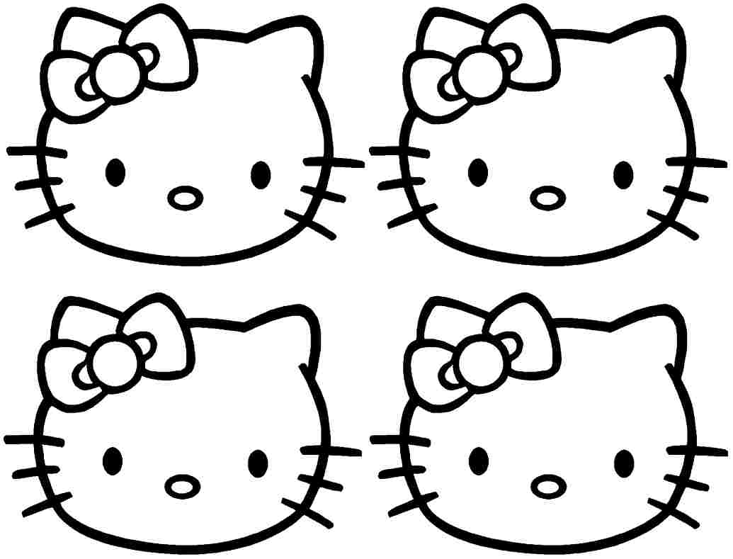 10 Mewarnai Gambar Hello Kitty