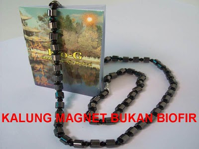 Kalung Hitam Magnet Bukan BIOFIR