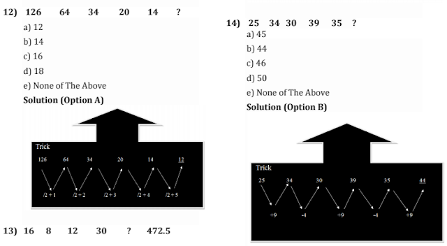 number series questions with answers for bank exams pdf