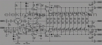 Rangkian Power Amplifier 2000 Watt