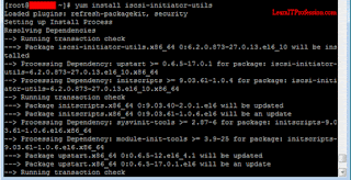 configure iscsi drive from san on linux