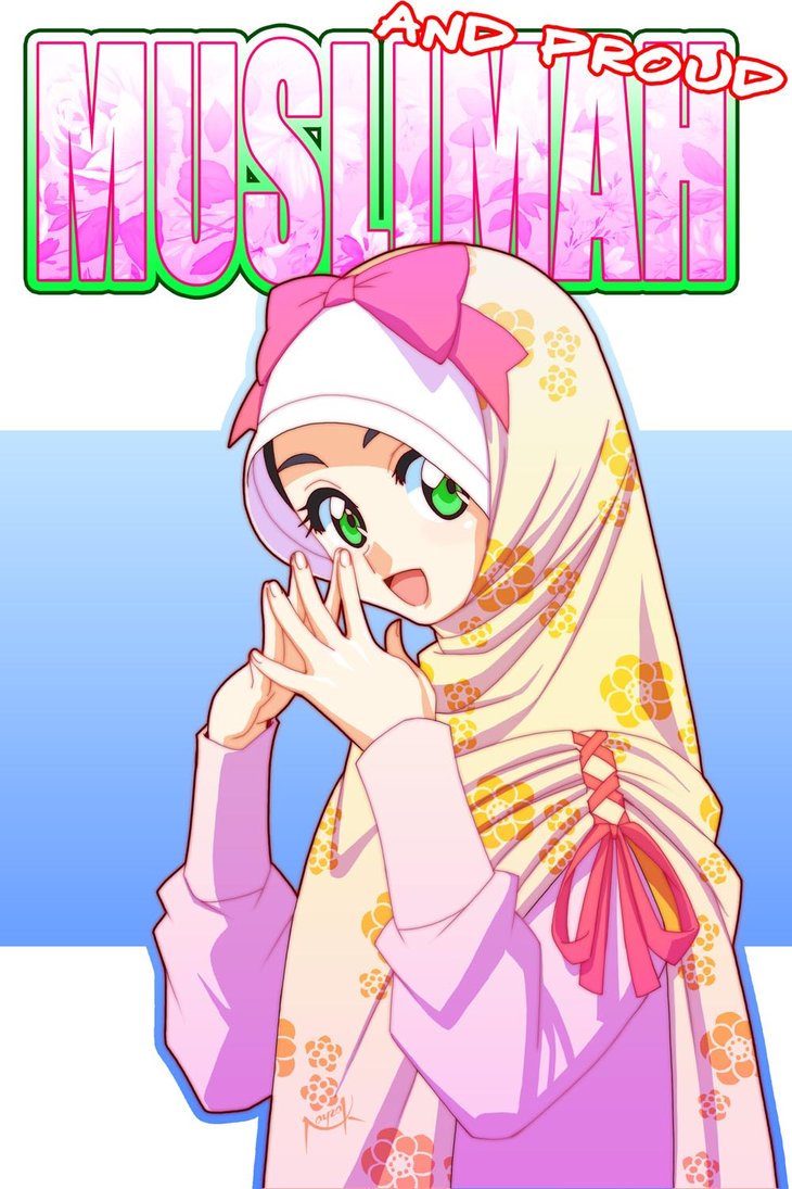 Download Gambar Lucu Kartun Muslimah Sobat Ngakak