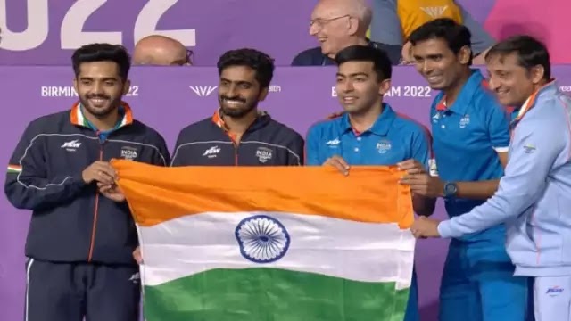 cwg-2022-indian-men-table-tennis-team-clinches-gold-medal-at-birmingham-commonwealth-games