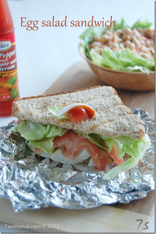 Egg salad sandwich