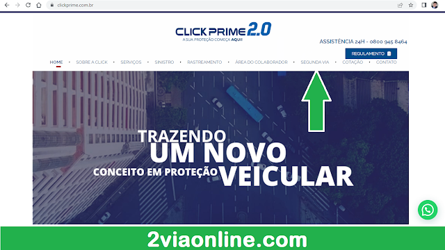 2Via Click Prime Proteção Veicular