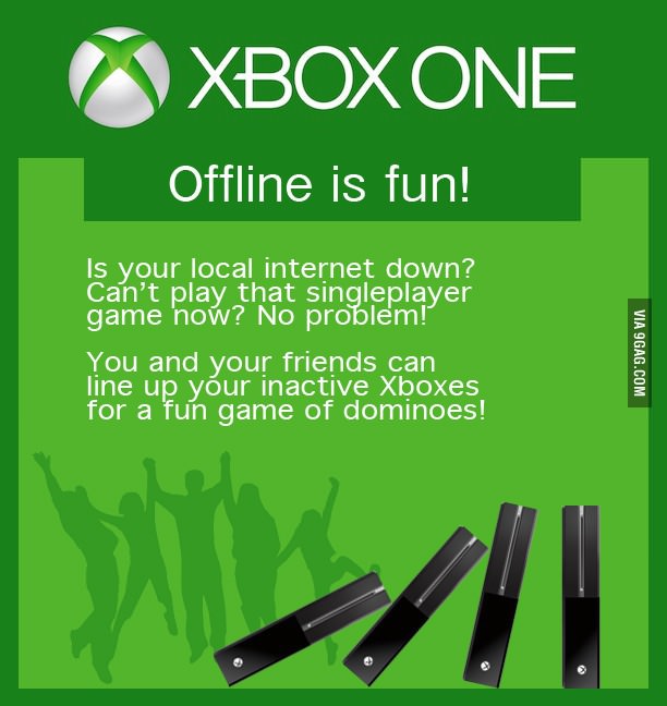 Wie man mit der Xbox One auch Offline Spass haben kann Spassbilder Freizeit Beschweren, Freizeit, Internet, Langeweile, Lustige Predigt