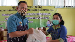 Pandemi Covid-19, Warga Pringsewu Terima Bantuan B2SA dari Pemprov