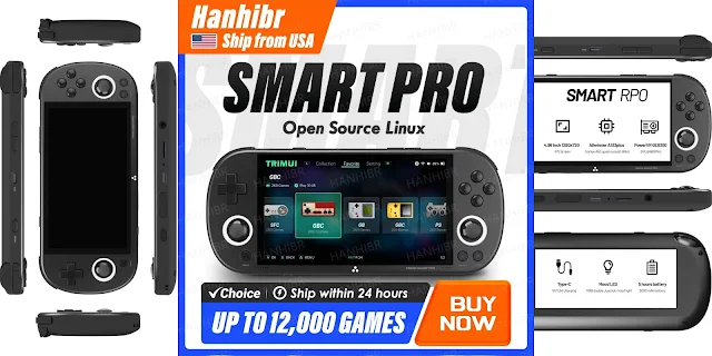 Trimui Smart Pro – Retro Gaming Power in Your Hands with RGB Magic