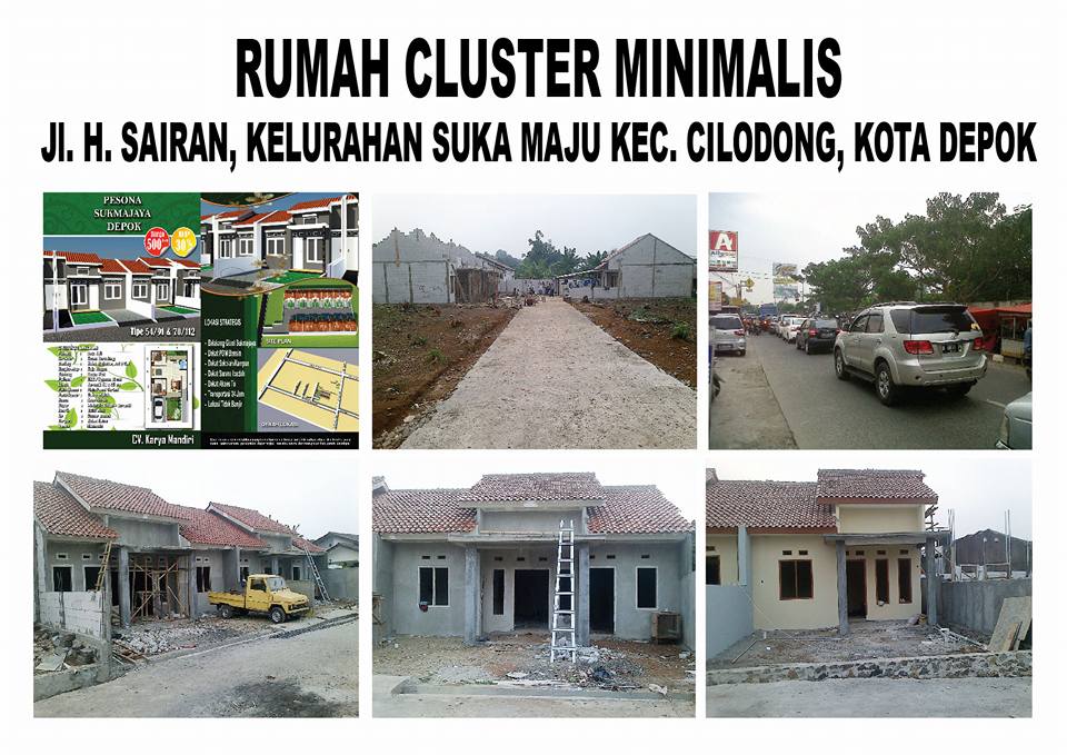 Perumahan Rumah  Cluster Minimalis  Luas Murah SHM di Kota  