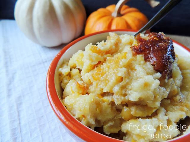 This creamy, savory Crock Pot Corn Pudding saves oven space during your holiday dinner prep & will soon become a family favorite.