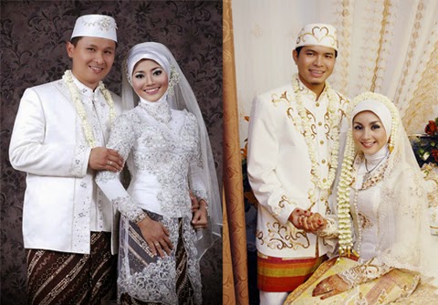 model baju pengantin berjilbab