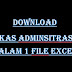 Download 24 Berkas Adminsitrasi Guru dalam 1 File Excel