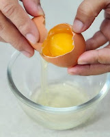 Mask using egg whites