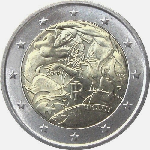  2 euro Italy 2008, Universal Declaration of Human Rights