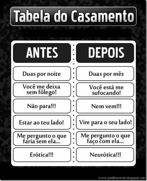 face outros casamento