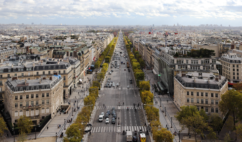 Arc de Triomphe Roof Observation Deck Paris France