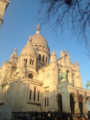 Sacre Coeur Paris France French Tourist architecture church cathedral montmartre