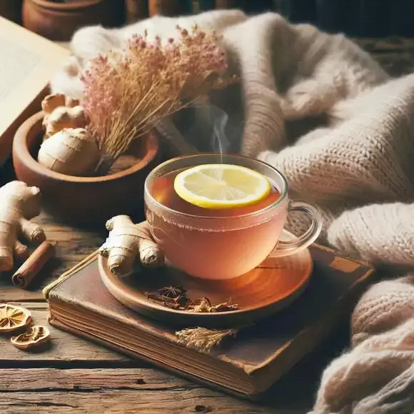 Chá de gengibre com limão, ideal para prevenir gripes no inverno