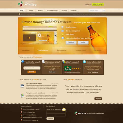 Spectacular Web Designs With Unique Layouts – 33 Examples 