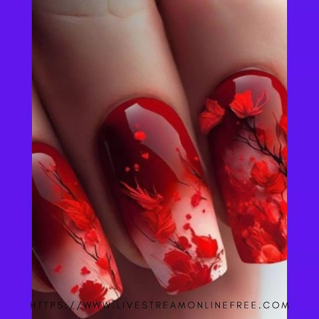 Floral Red Blooms