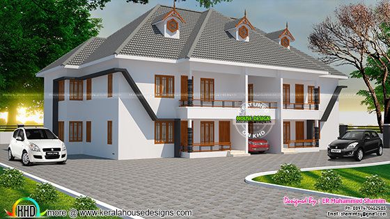 2 storied 3 BHK duplex home