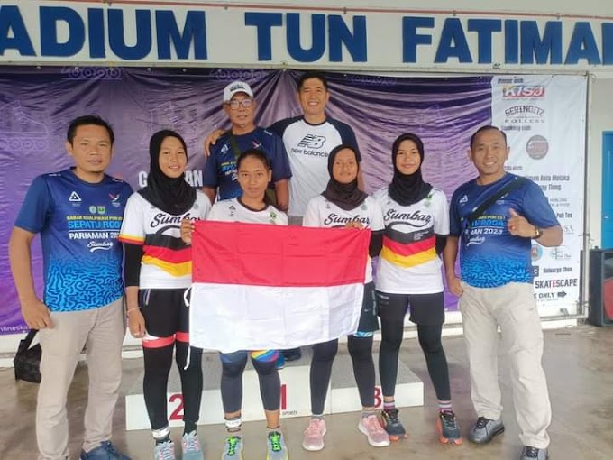 Atlet Sepatu Roda Pariaman Raih Prestasi Membanggakan di Negeri Jiran Malaysia