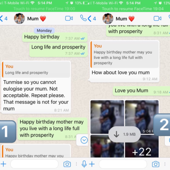UNBELIEVABLE CHAT WITH MUM AND SON