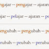 Contoh Kata Dasar Dan Imbuhan