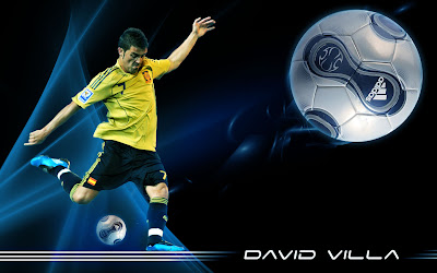 David Villa football star picture