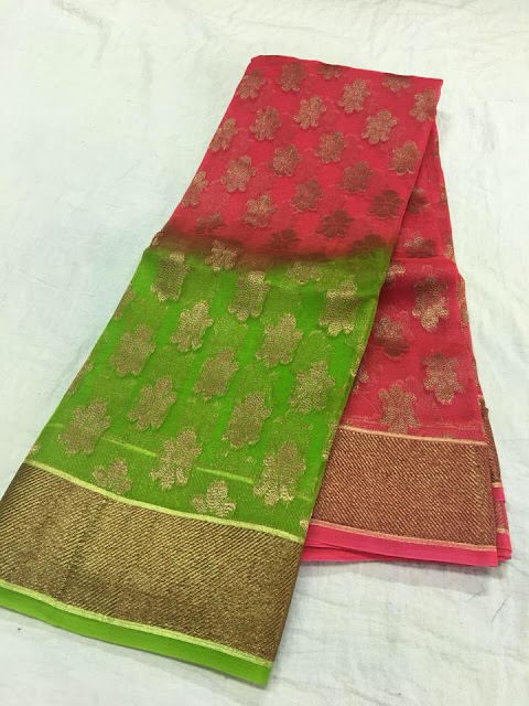 kanchi organza saree 