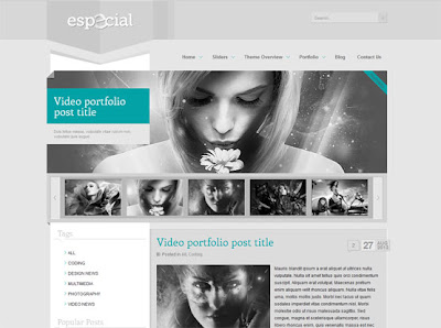 Especial Blogger Template