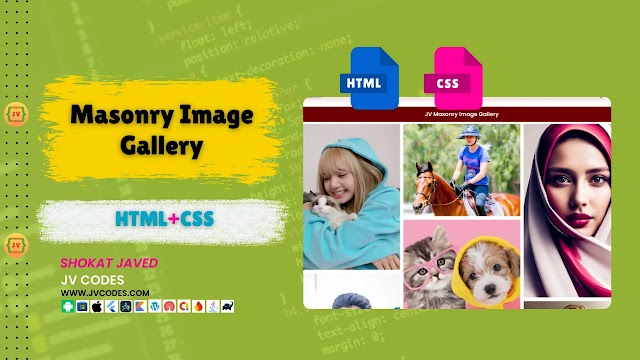 Responsive Masonry Image Gallery in HTML and CSS