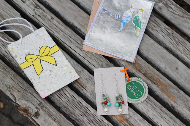 Recycled paper products and jewelry