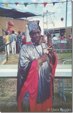 Sun Ra by Chris Bourke 1989