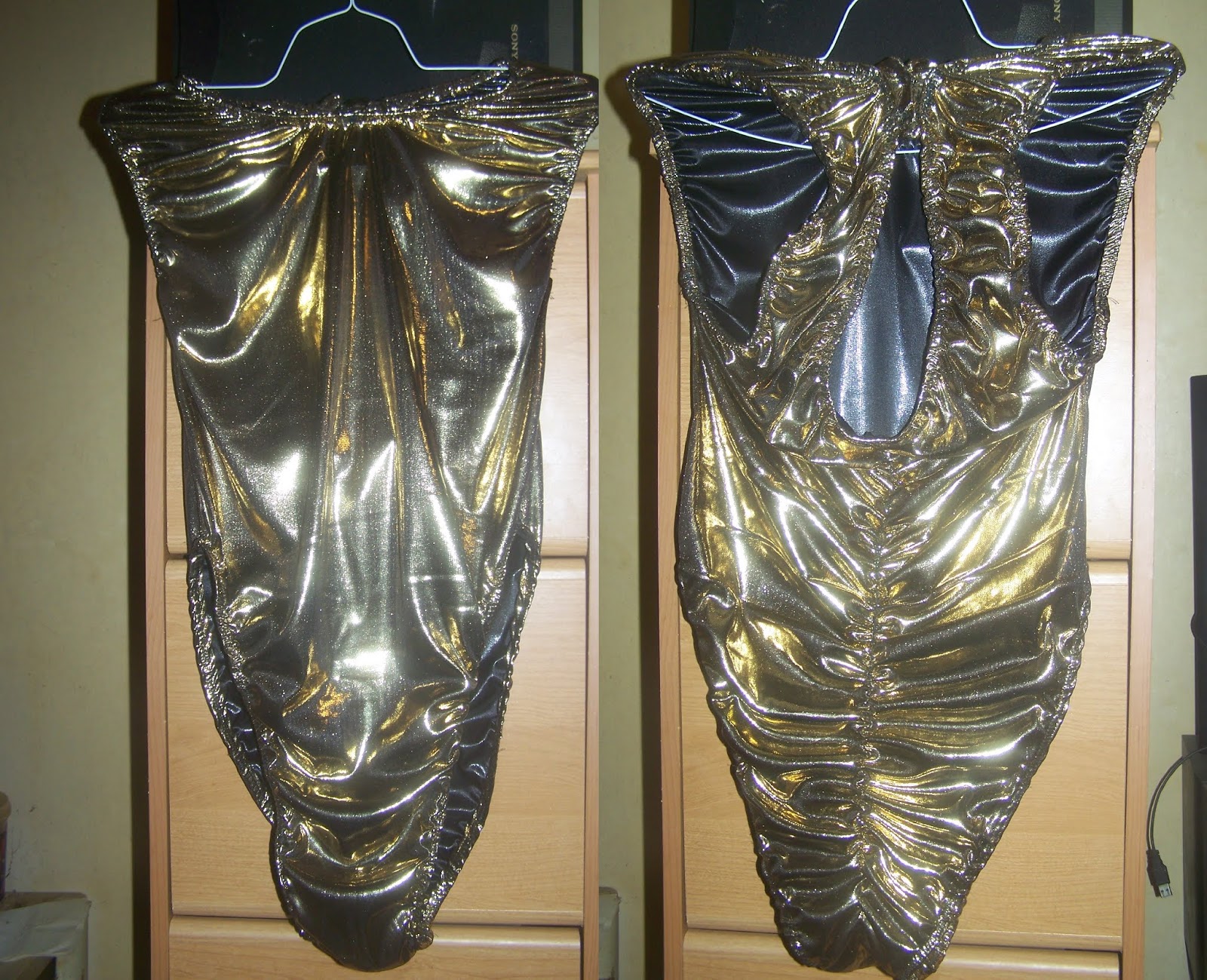 Hot One MM Liquid Metallic Lame Bodysuits 