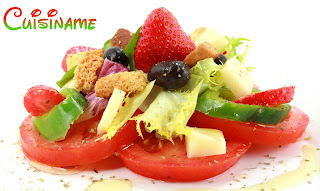 ensalada de verano, ensalada con fruta, receta light, recetas de cocina, recetas sanas, recetas originales, curiosidades, fresas, humor